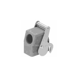 Capot 10B, Aluminium moulé sous pression, acier inoxydable, IP67, Sortie horizontale, M32